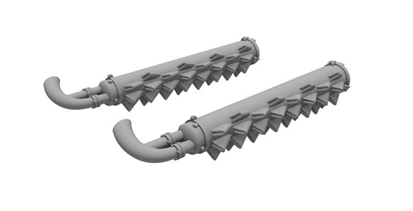 Cmk Q48387 - 1:48 Beaufighter Mk.21 - Hedgehog Flame Damper Exhausts / Aussie-image