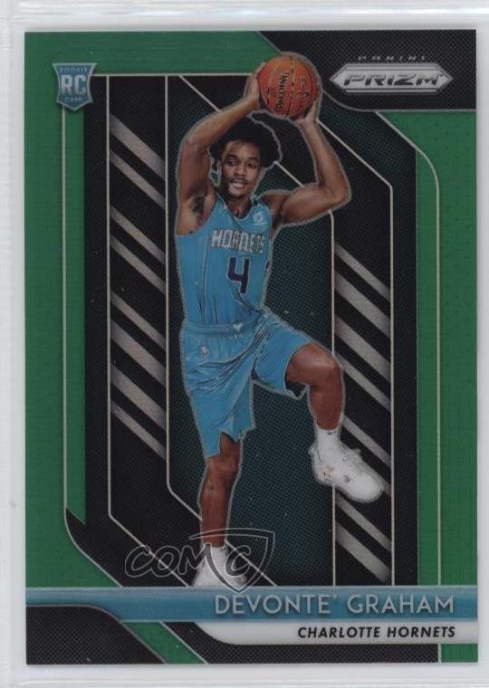 2018-19 Panini Prizm Green Prizm Devonte' Graham #288 12ps