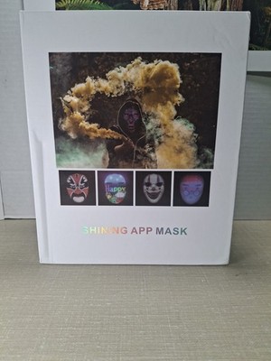 Shining Light LED Adjustable Mask Bluetooth APP Halloween Cosplay Customizable