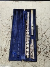 VINTAGE Gemeinhardt M2 Silver Plated Flute w/ Hard Case Untested