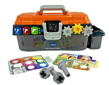 VTech Drill  Learn Toolbox Orange  Black with Shown Accessories Tested