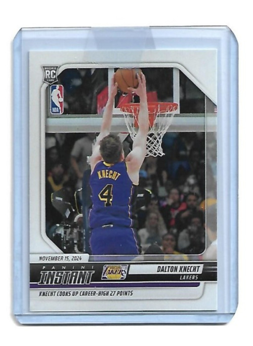 2024-25 Panini Instant Dalton Knecht Career-High Pts #123 Rookie RC /2313 NBA