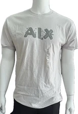 ARMANI EXCHANGE T-shirt  Tan  V-Neck Cotton Vintage NWT size: XL