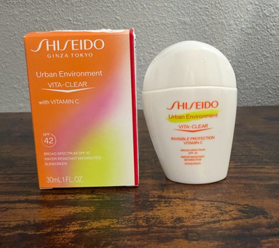 Shiseido Urban Environment Vitamin C Broad Spectrum SPF 42  NWB 1 fl oz