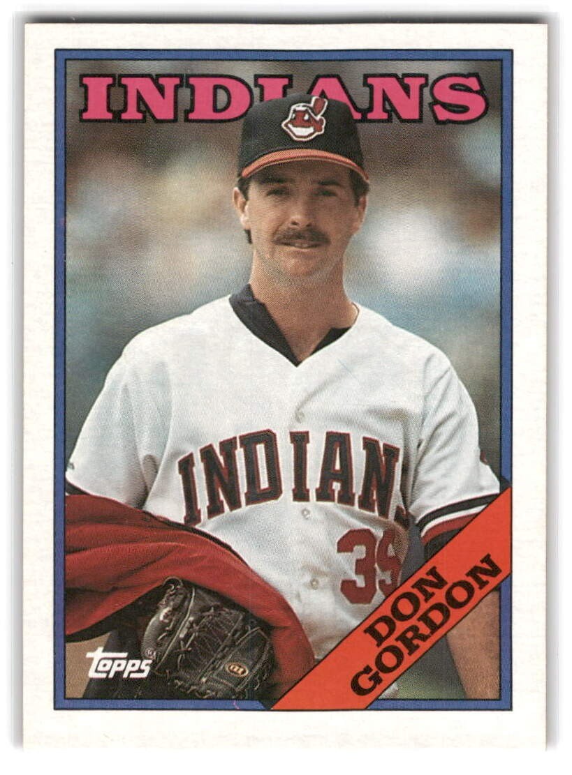 Don Gordon 1988 Topps Baseball #144 Cleveland Indians RC
