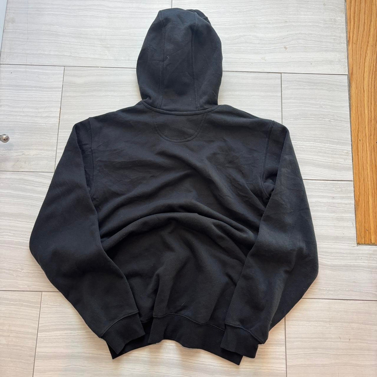 Carhartt Hoodie Men's Small Black Northwest Bearcats NCAA Workwear Grunge  thumbnail 2