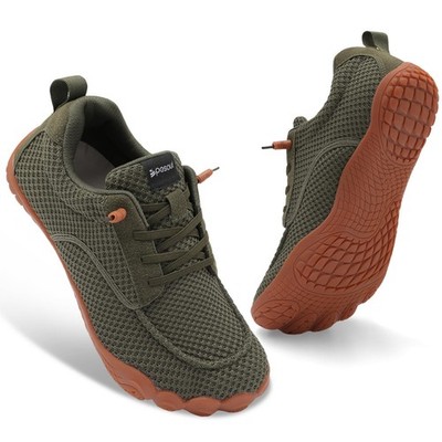 Mens Barefoot Shoes Wide Hiking Shoes Zero Drop Minimalist Sneakers Lightweig...