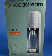 New SodaStream Sparkling Water Maker BONUS PACK  New in Box Blue