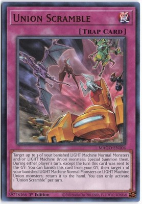Yugioh - Union Scramble MAGO-EN104 1st Edition - Maximum Gold