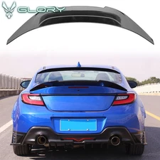 Fits 22-26 Toyota GR86 & Subaru BRZ Trunk Spoiler V Style Wing Carbon Fiber
