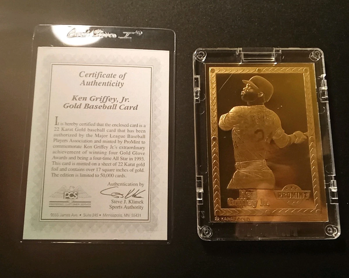 1992-98 ProMint 22K Gold - Ken Griffey Jr #7 for sale | eBay