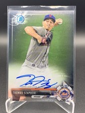 Thomas Szapucki 2017 Bowman Chrome Auto #CPA-TS Mets