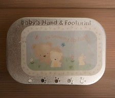 NEW Child of Mine Baby's Hand Foot KEEPSAKE Plaster Kit w/Growth Chart Stand