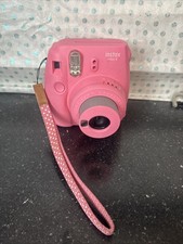 TESTED Fujifilm Instax Mini 9 Instant Film Camera Flamingo Pink w/ Strap