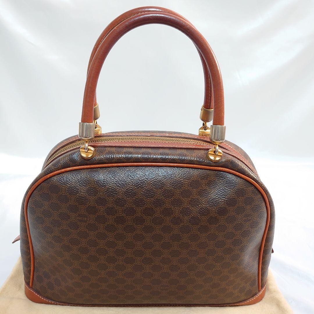 Mint Condition CELINE Macadam Pattern Handbag - image 4