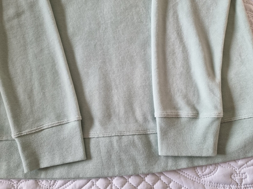 Women's Velour Sweatshirt size S Lands end. NEW - Picture 4 of 7