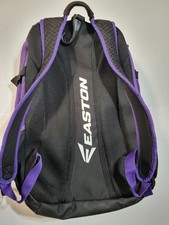 Easton Walk-Off Elite Baseball Softball Bat Bag Backpack Purple/Black