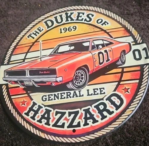 Vintage Car Tin Metal Signs 8x8" - Perfect for Home, Cafe, Bar, or Restaurant