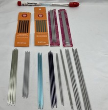 Double Sided Knitting Needles Lot 50 Sizes US 0-6 Boye Susan Bates Addi Metal