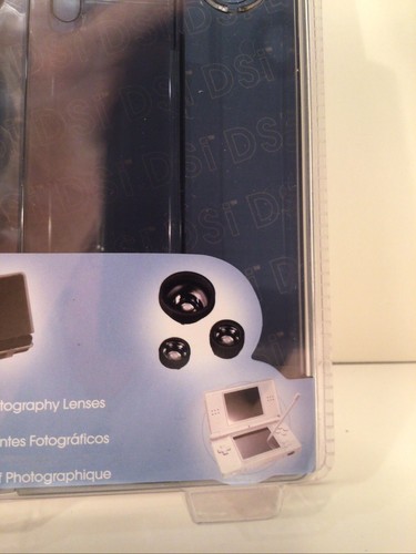 Protective Case For Nintendo DSi w/ 3 Photography Lenses Hard Plastic CTA Black - Picture 4 of 5