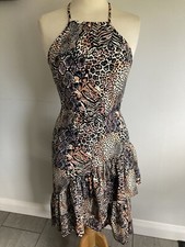 ASOS Ladies Animal Print Sleeveless Dress Size 4. New With Tags.