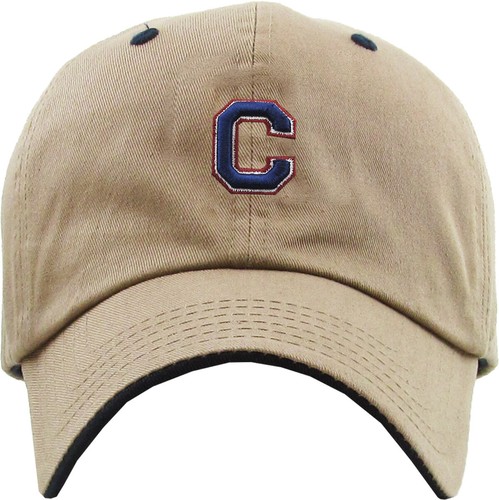 ABC Letter Embroidery INITIAL Khaki Dad Hat Baseball Cap Adjustable - Picture 11 of 41