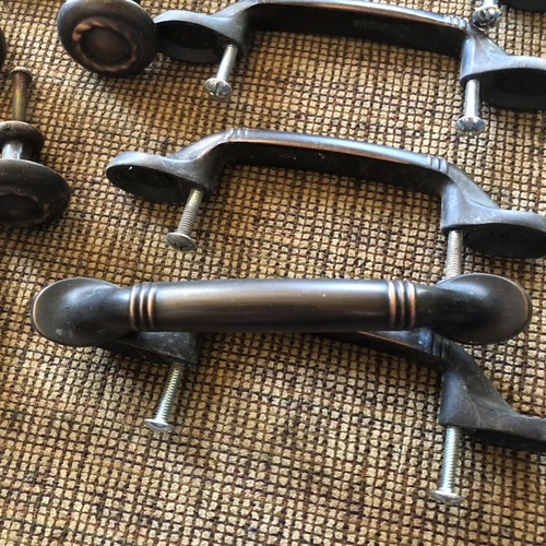 8 Amerock drawer cabinet pull handle 326.991 1300-1 + 10 Matching Knobs - Picture 2 of 12