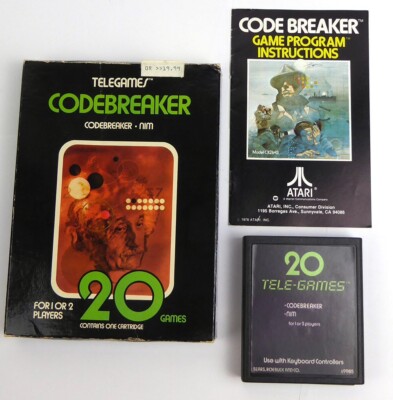 Atari 2600 in OVP -- CODEBREAKOUER  (Sears) --  schöner Zustand - Atari VCS