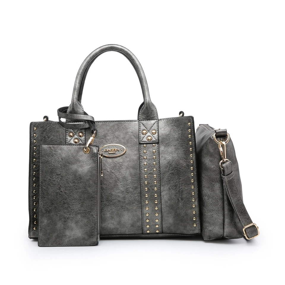 3pcs Dasein Women Handbags Satchel Shoulder Purse Tote Top Handle Crossbody Bag  - Image 3 of 4