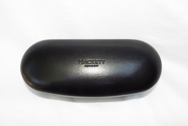 HACKETT LONDON EYEWEAR CASE, Black Hard shell Sunglass / Eyeglass Case ...