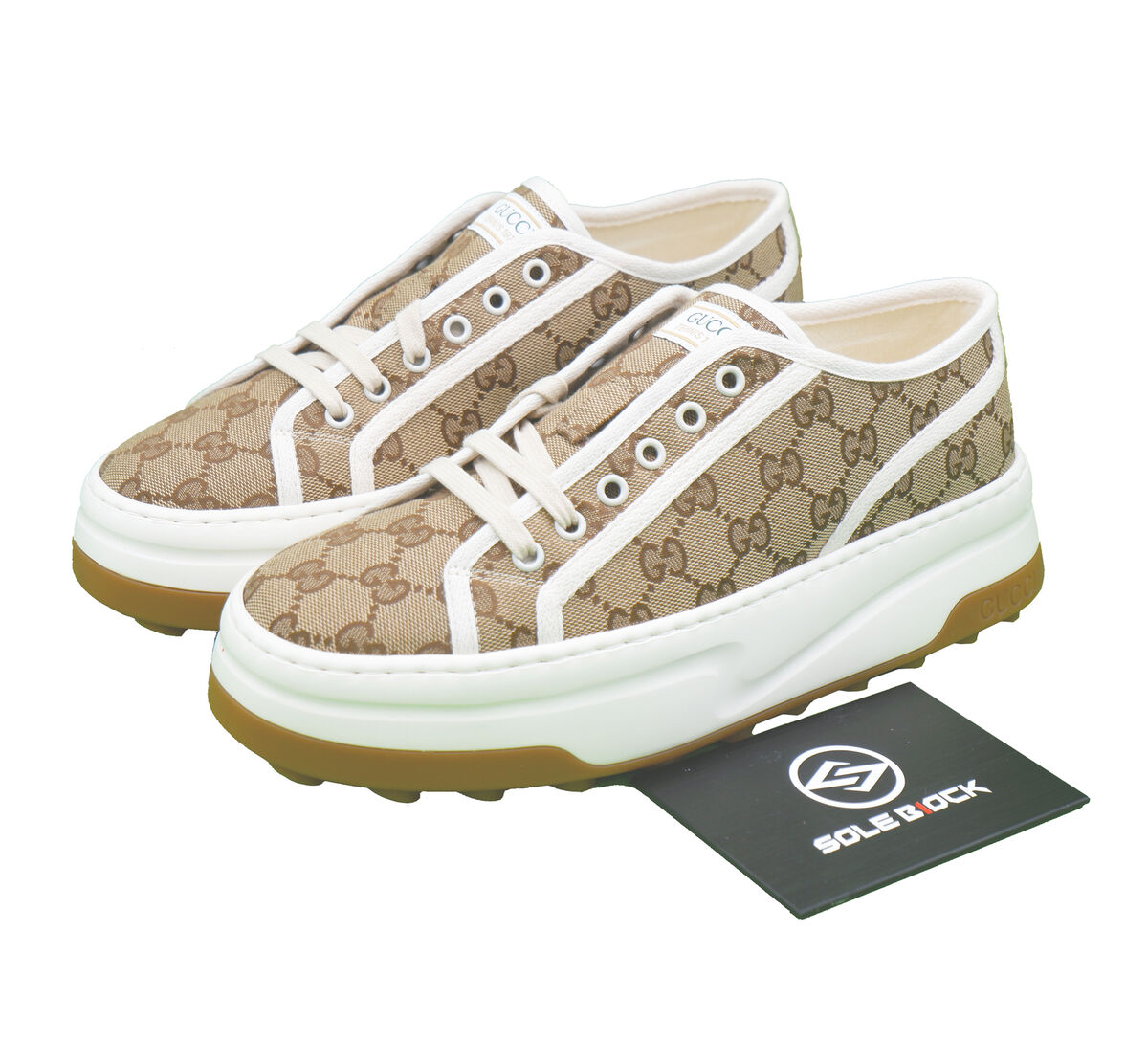 Gucci GG Sneaker 'Interlocking G - Beige' Men's 745997-20Q20 Gucci GG Sneaker 'Interlocking G - Beige' Men's 745997-20Q20