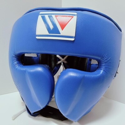 Winning ヘッドギア ブルー M FG-2900 Winning Boxing Head Gear Face Guard Type FG-2900 Size L Blue from