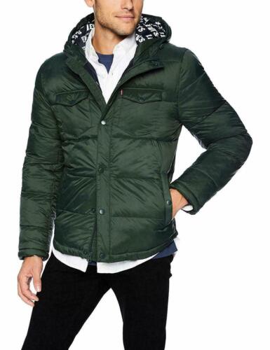 LEVI'S Men Hooded Performance Coat Ultra Loft Puffer Trucker Jacket 2XL  694414171632 | eBay