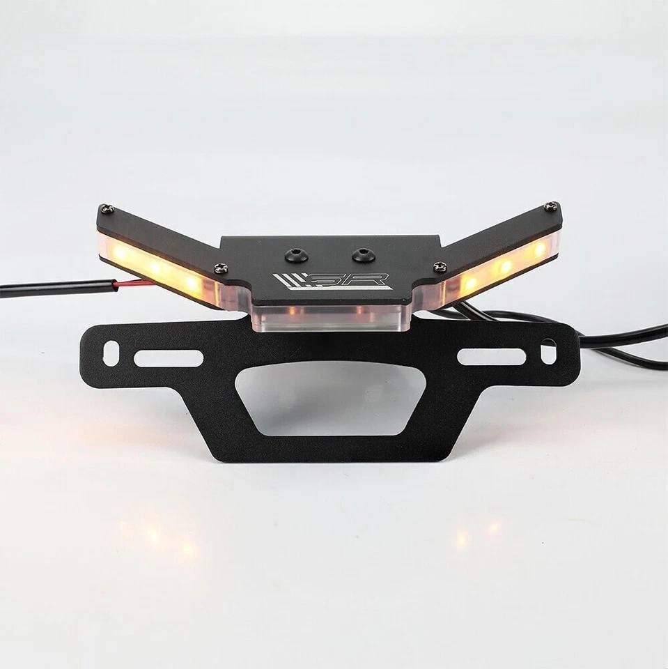 Rear Tail Tidy License Plate Holder LED Signal Light For CFMOTO 450SR 2022-2023 Foto 2 de 4
