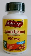 CAMU CAMU 500 MG 100 NATURAL 100 TABLETS  VITAMIN C 