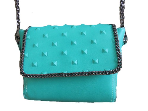 Urban Expressions Mint  Mabel Handbag Purse Metal Strap Cross Body Shoulder NEW - Picture 1 of 9