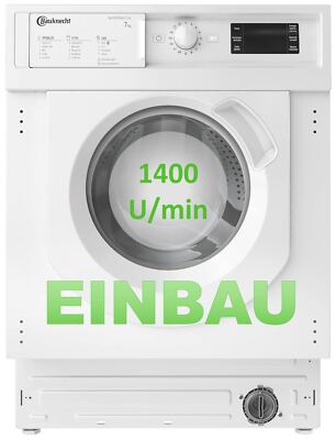 Bauknecht BIWMBG71483E DE N Einbau-Waschmaschine 7kg  Flecken 40° Kurz30° Wolle