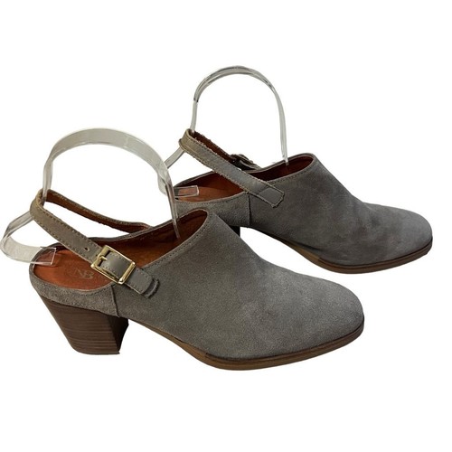 NATALIA BLANCO Women’s Grey Suede Buckle Strap Booties Made in Spain, Size 9.5 - Picture 11 of 16