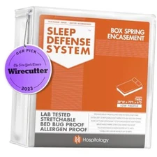  Box Spring Encasement - Zippered 5" - 8" Depth Box Springs Twin 6" Low Profile