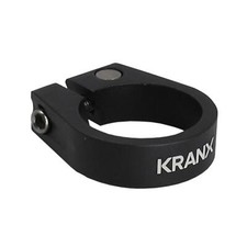 KRANX Bike Seat Post Clamp Lightweight Alloy Allen Key 31.8mm Seat Clamp Black