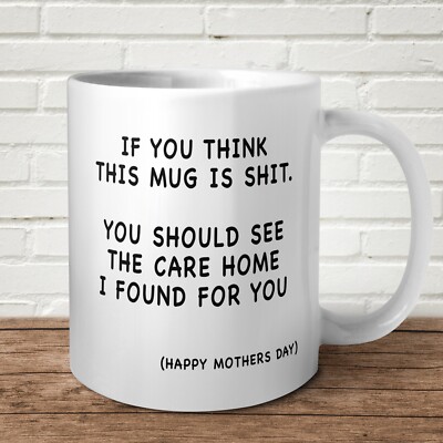 You Think This Becher Is Sh!t Becher Happy Mothers Day für ihr lustiges offensives Geschenk