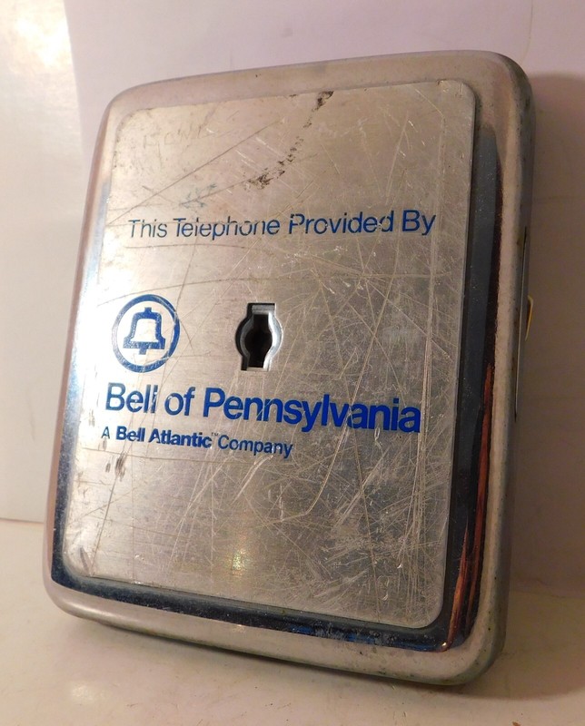 1 SCARCE BELL of PENNSYLVANIA Payphone Vault Door - Used
