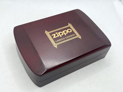 Rare! Auth ZIPPO Limited Edition Marble Stone Case Lighter Dark Gray w Wood Box - Picture 13 of 13