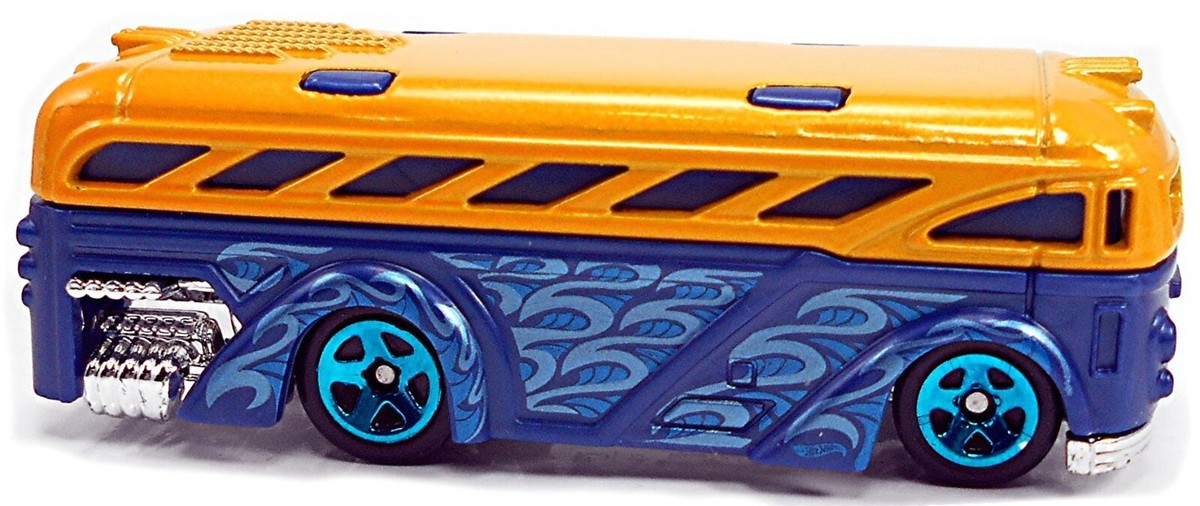 Hot Wheels Surfin' School Bus HW Metro Kid Model Diecast Toy Car