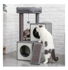 Cat Tree Luxury 35" Cat Tower with Double Condos