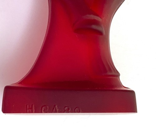 Heisey/Dalzell Viking Animal Figure RUBY RED SATIN #1527 KICKING COLT PONY 1989 - Picture 10 of 11