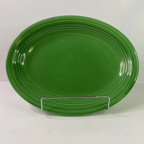 Fiesta Fiestaware True Medium Green Oval Platter 12.5"