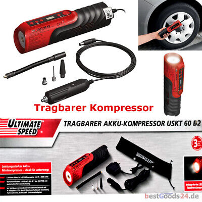 ULTIMATE SPEED® Tragbarer Kompressor USKT 60 B2 - B-Ware