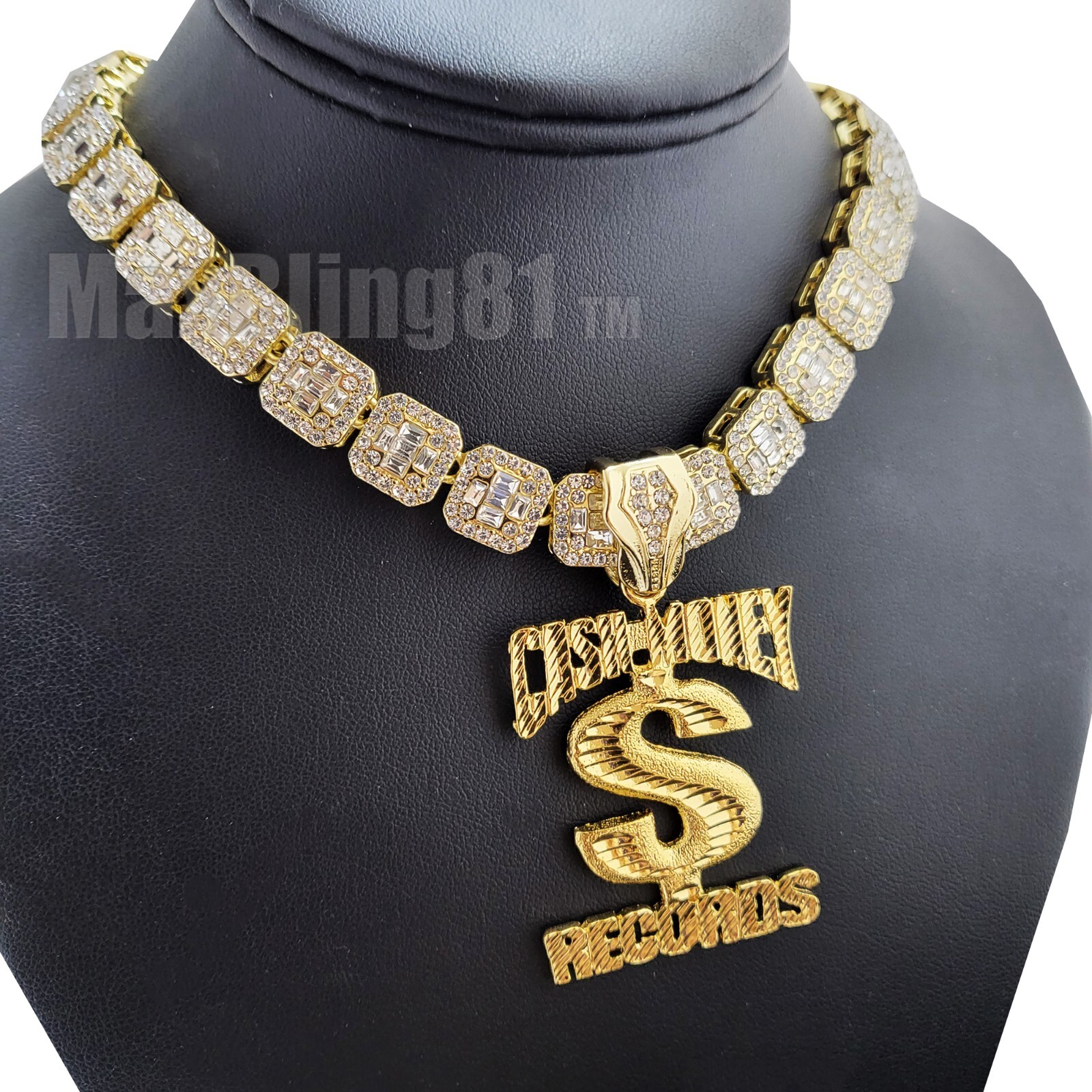 Uomo Donna Hip Hop POP SMOKE Rapper Collana Con Ciondolo Collana - Foto 4