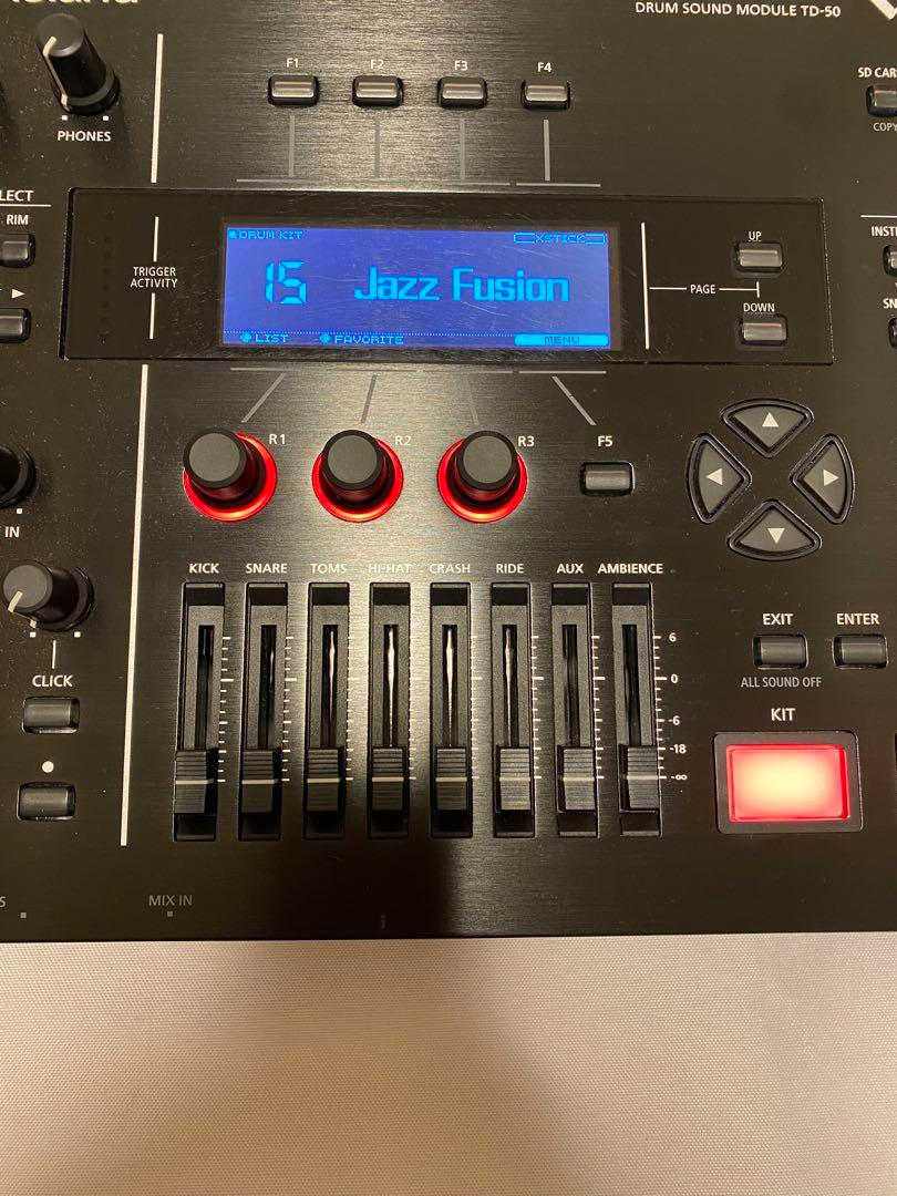 Roland v-drum TD-50x drum sound module Module Drums Working